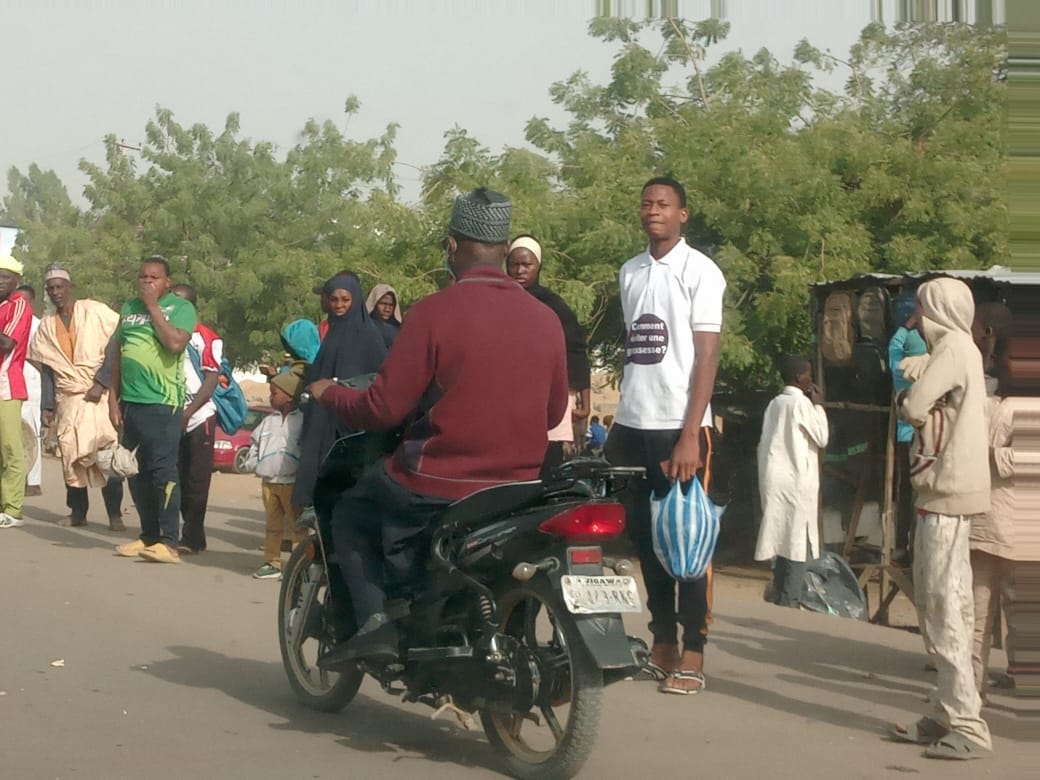 PHOTOS: Residents stranded as Kano ‘Keke’ riders down tools