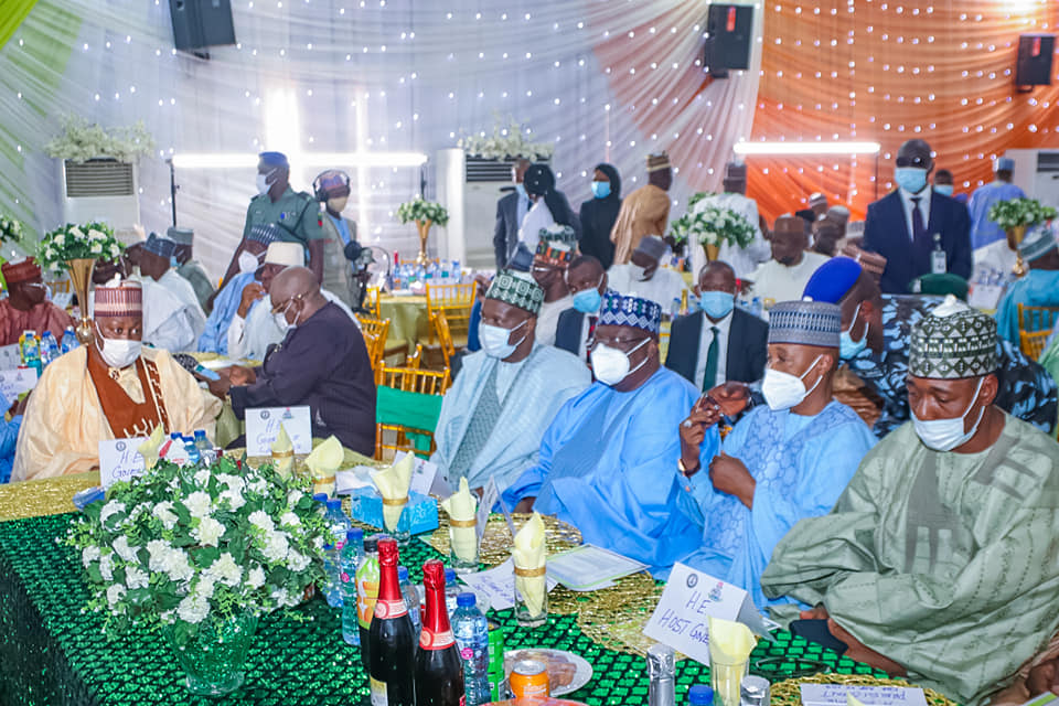 PHOTOS: Dangote, Lawan, governors storm Borno as IGP’s son weds