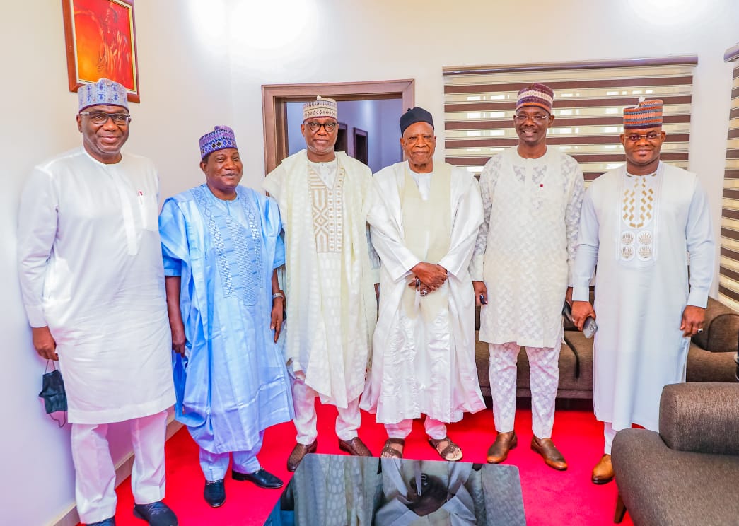 Chairmanship race: Abdullahi Adamu hosts APC govs after agreement over consensus (photos)