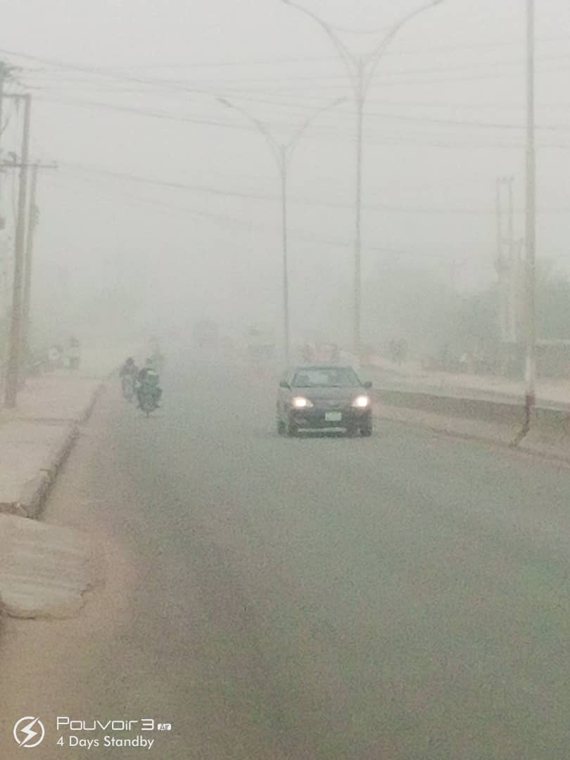 PHOTOS: Unusual fog envelopes Kano