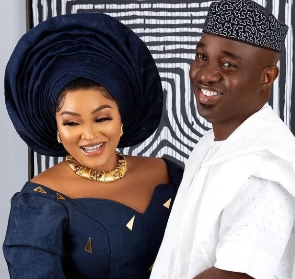 Cheers As Mercy Aigbe Visits New Husband’s Hometown