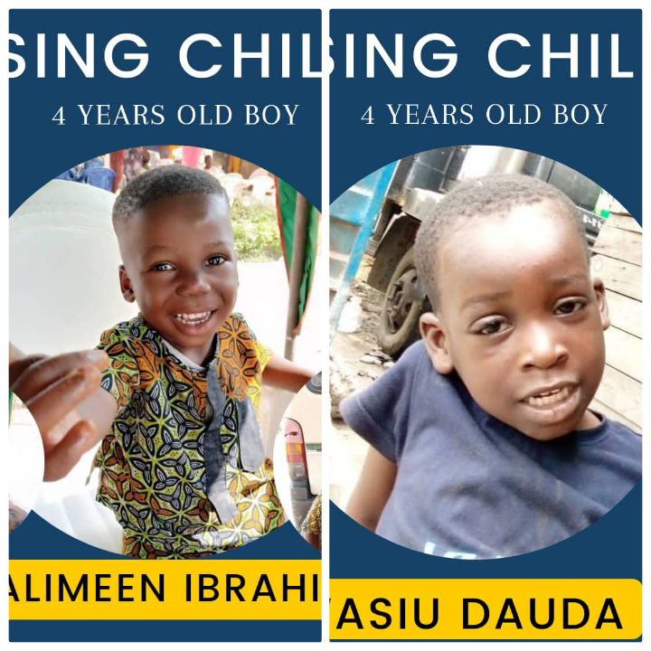 Updated: How 4-year-old kids abducted in Lagos were lured with biscuits