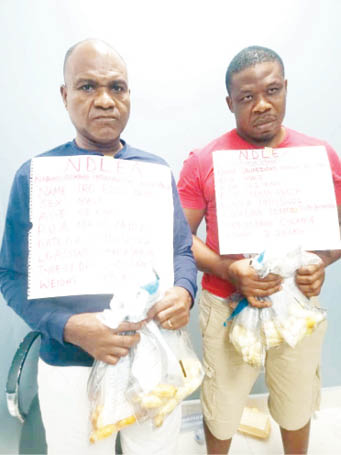 2 drug dealers excrete 65 pellets of cocaine in Abuja