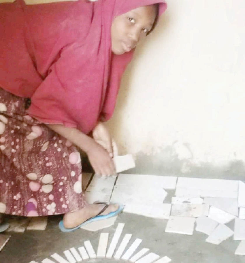 Kano female tiler bags 3 artisan awards