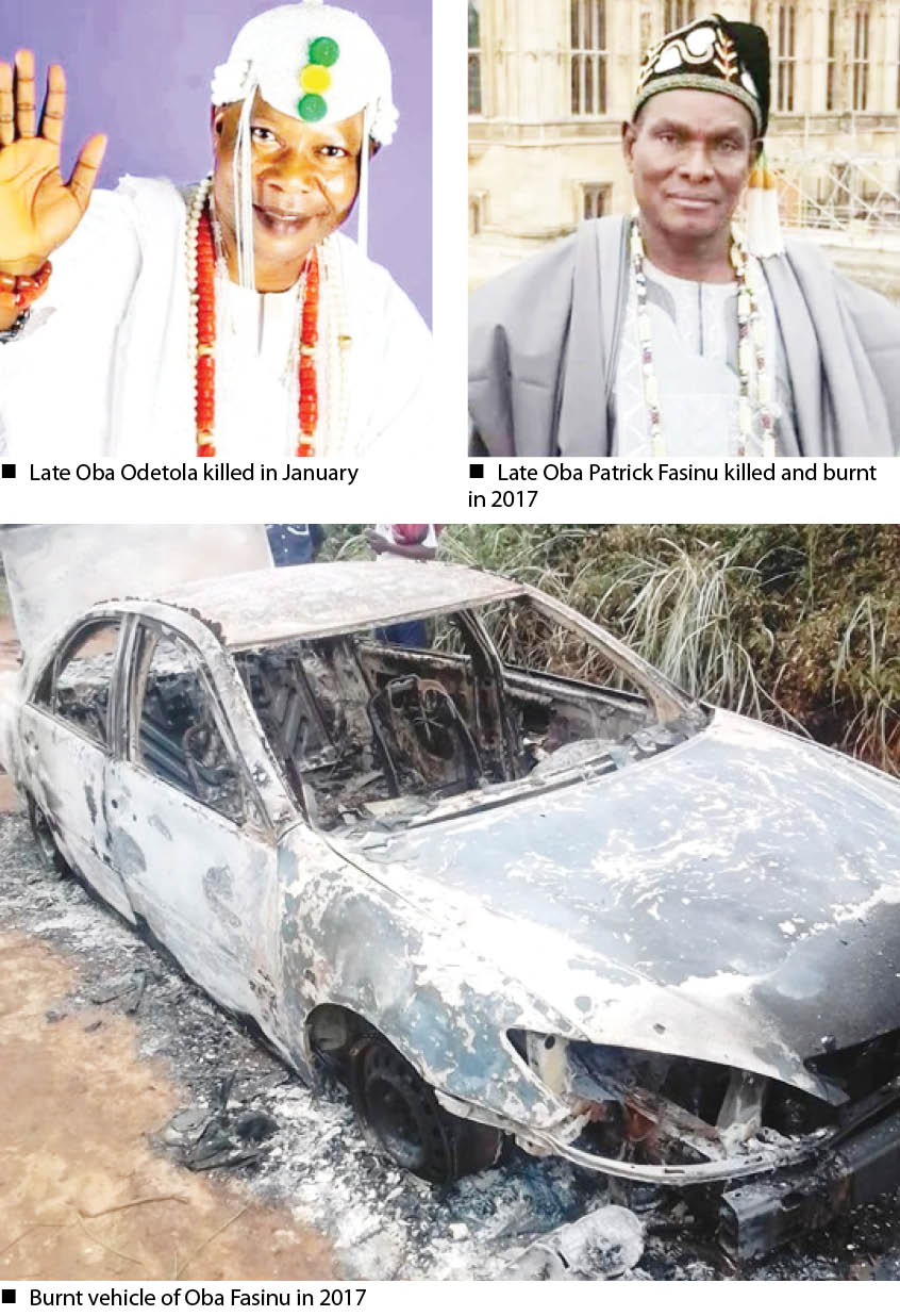 Monarchs’ killings put Ogun on the edge