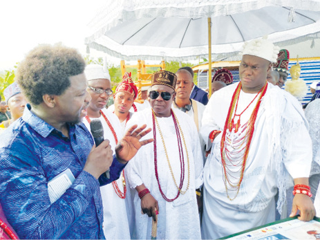 Ooni unveils ancient Olokun heritage site