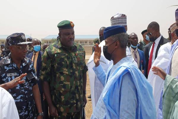 Osinbajo in Gusau as Son of Buhari’s protocol chief weds Zamfara deputy gov’s daughter