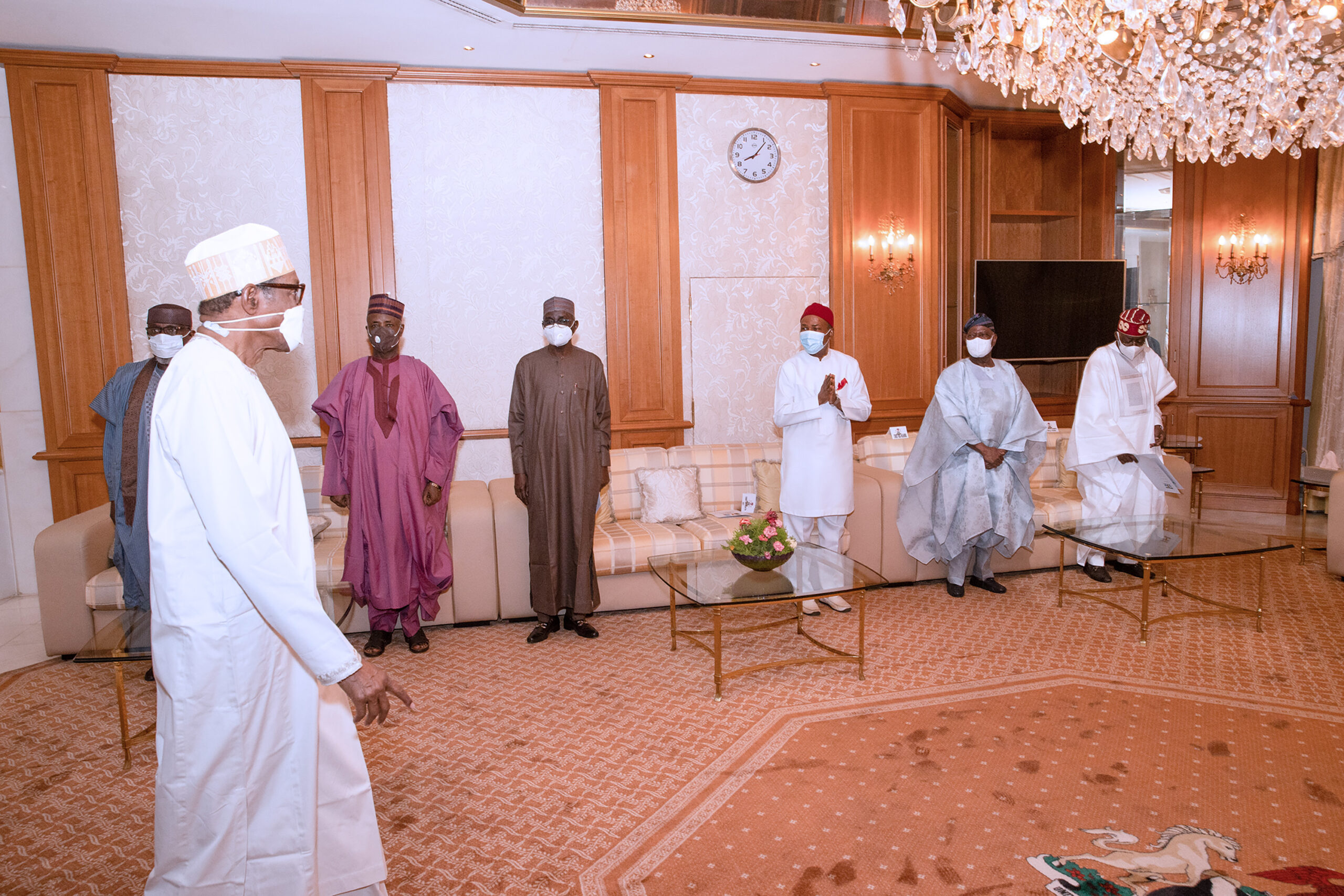 Buhari dines with Tinubu, Akande, Amaechi ahead of Convention