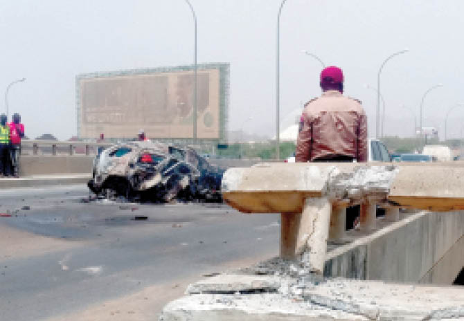 Driver, others escape as vehicle bursts into flames in Abuja