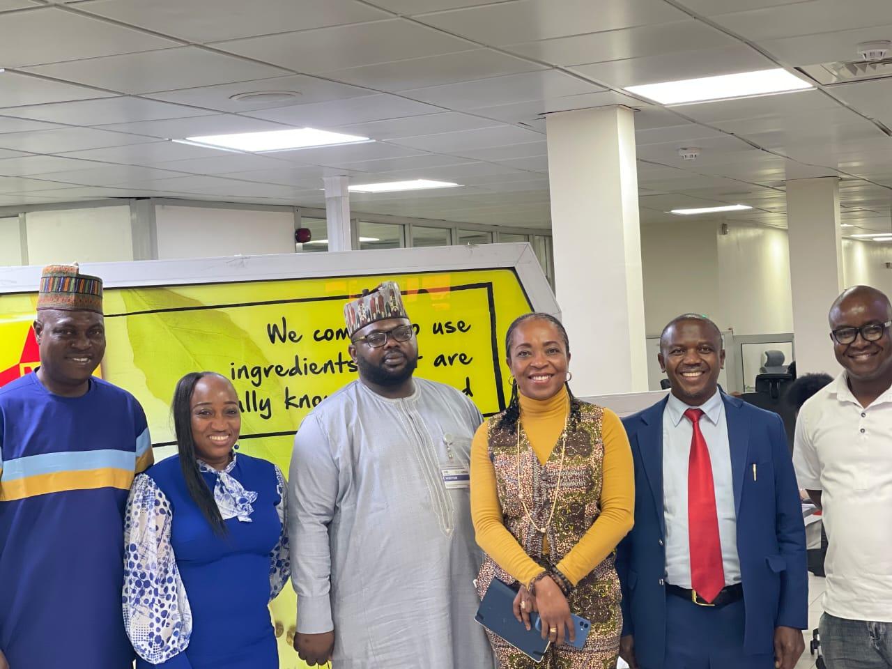 PHOTO: Media Trust executives visit Nestle Head Office in Lagos