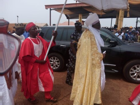 Coronation ceremony of Ata Igala, Alaji Mathew Opaluwa Ogwuche Akpa