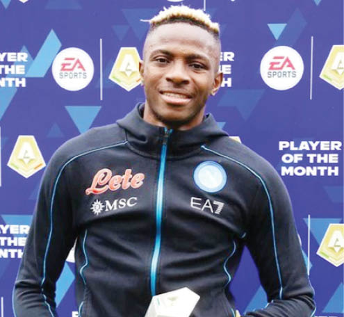 Nigerians rooting for Osimhen to clinch Africa’s Best Player Award