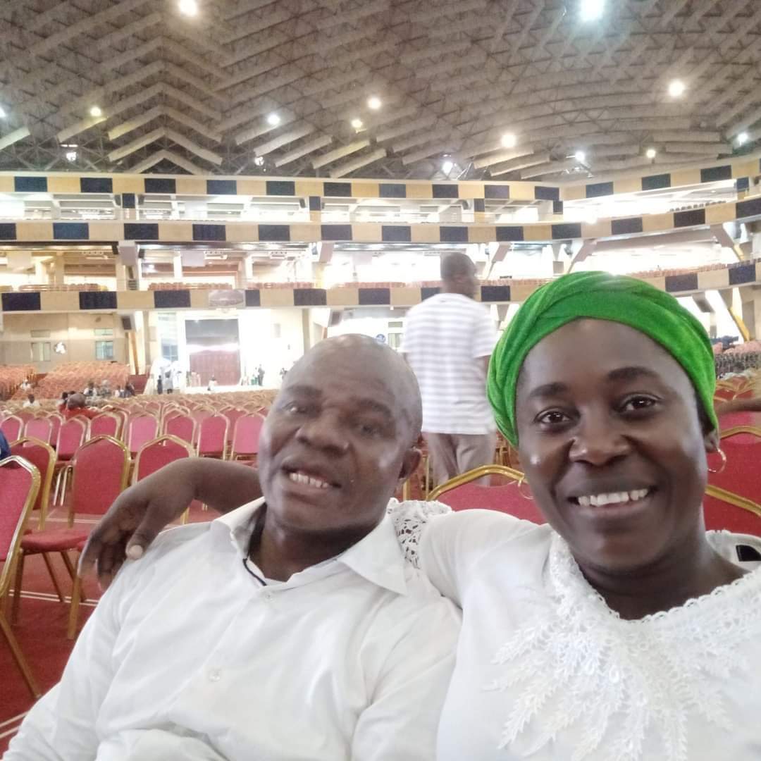 Late Osinachi and her husband, Peter Nwachukwu