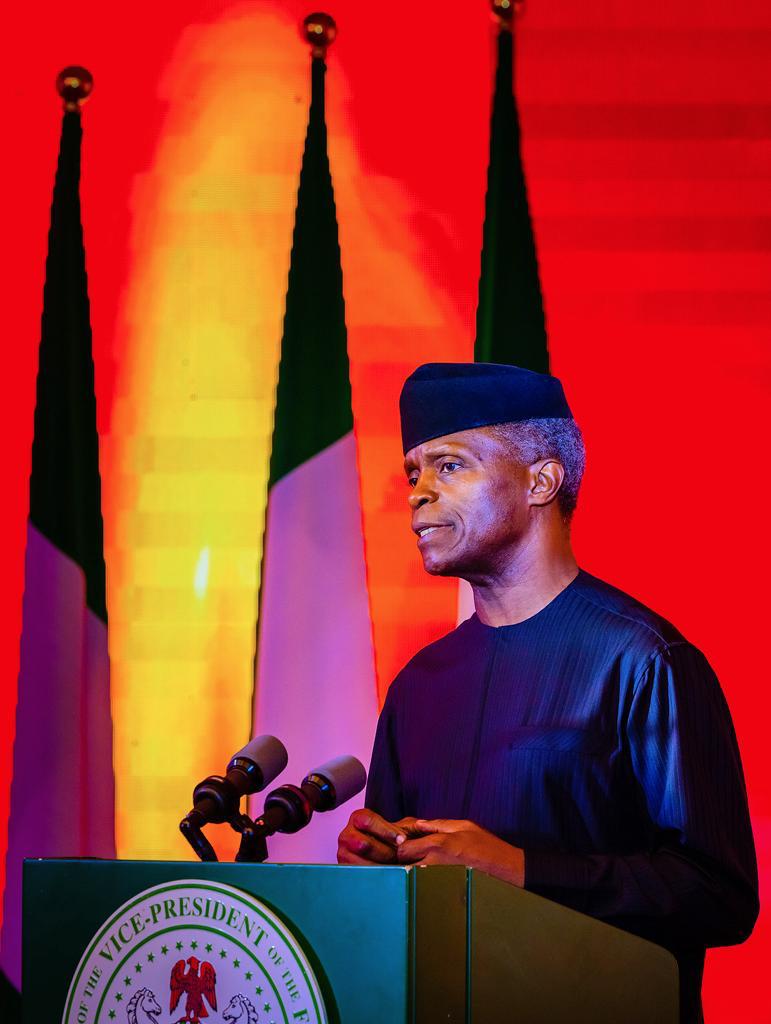 Osinbajo: Nigeria must produce more arms to be steps ahead of bandits, terrorists