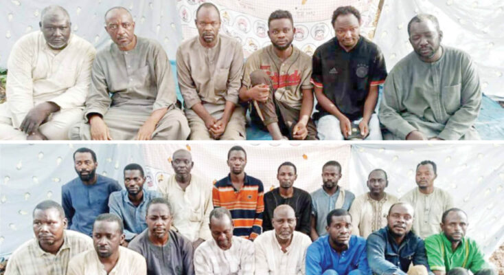 Abuja-Kaduna train attack: Terrorists release captives’ photos