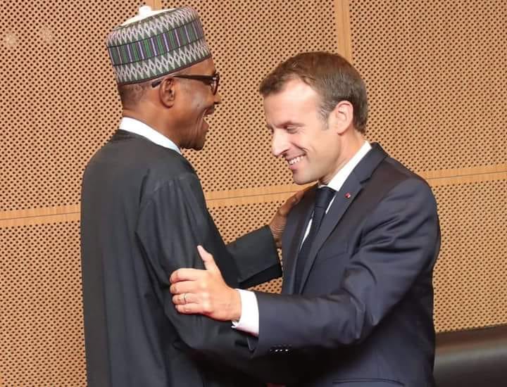  Buhari congratulates Macron on re-election victory