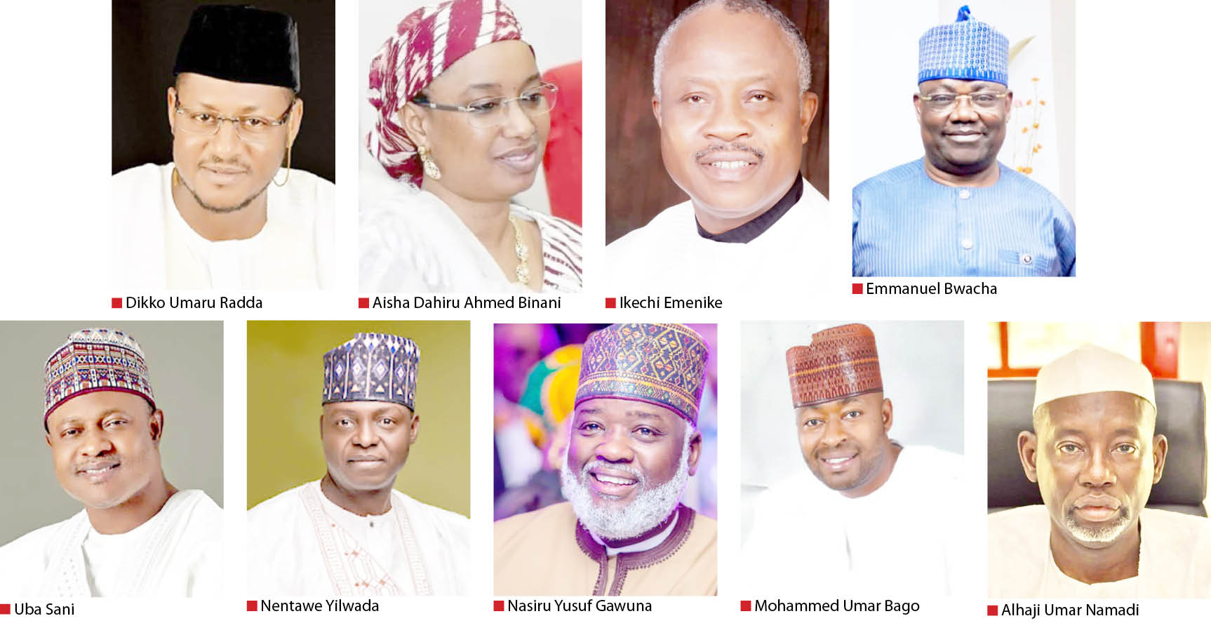 Surprises as Binani, Bago, Namadi, Radda, others clinch APC gov’ship tickets