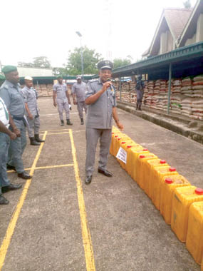 Customs intercepts 67 sacks of cannabis, 141 drums of petrol in Oyo