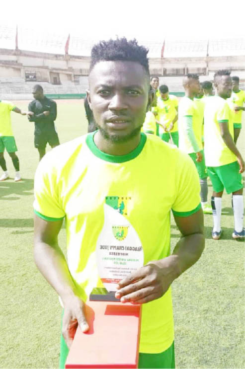 Katoh wins Plateau Utd Player of the Month award