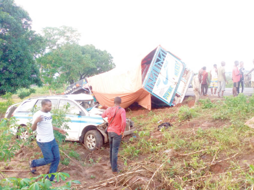 2 killed as trailer rams into bus in Abuja