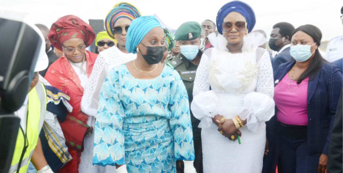 Aisha Buhari launches N15bn naval officers’ wives hospital