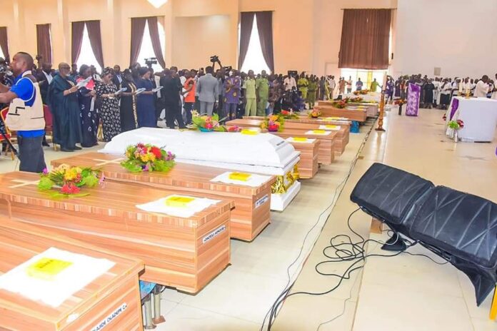 PHOTOS: Funeral Mass of Owo Terror Attack Victims