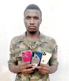 Police arrest fake soldier in Kano