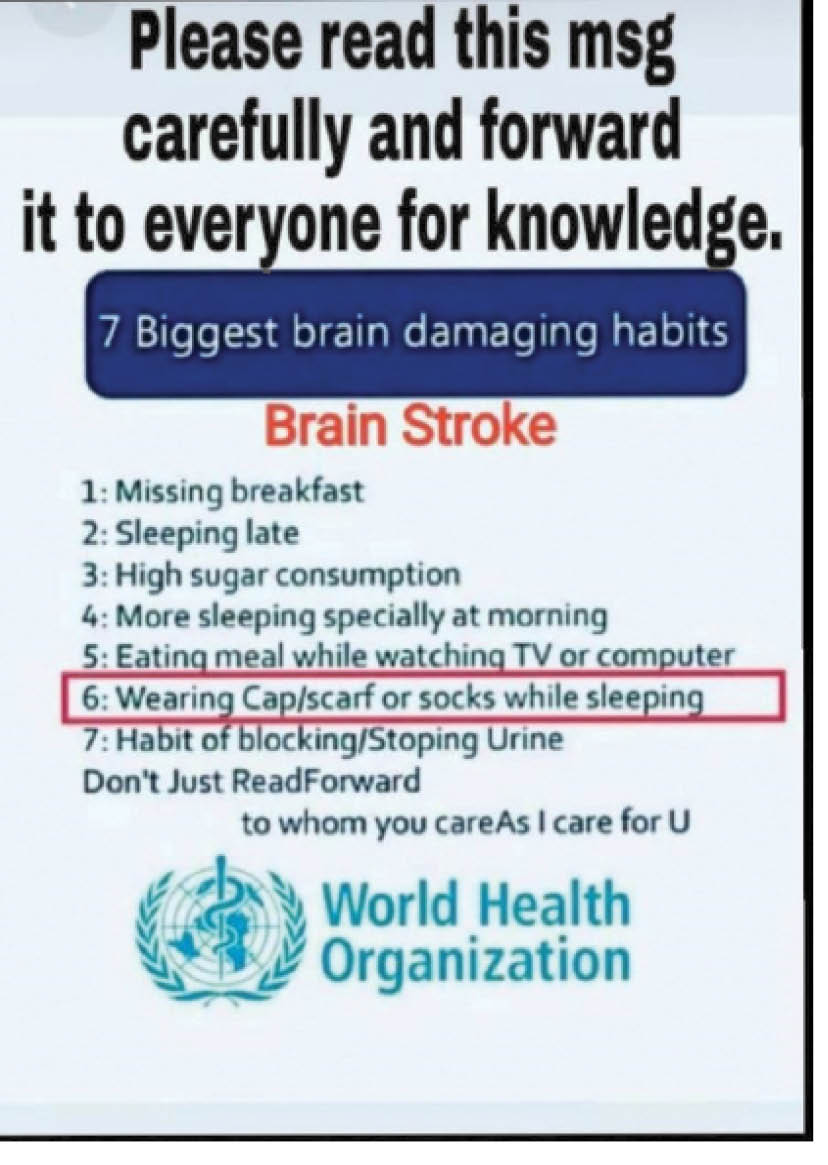 Did you know that wearing socks in bed is good for health?