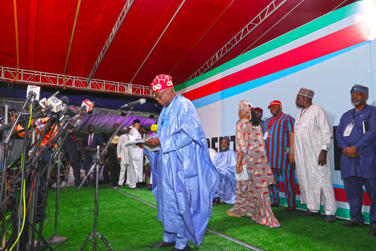 Running mate in my pocket – Tinubu