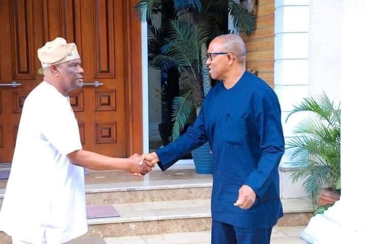 2023: Peter Obi storms Port Harcourt, holds private meeting with Wike