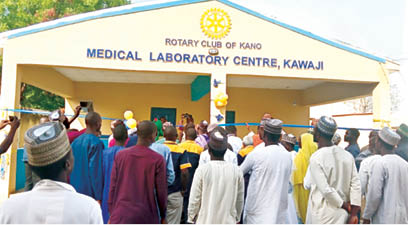 Club donates medical lab to Kano community