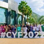 Nigerian youths at the Commonwealth Youth Forum, CHOGM 2022 in Kigali, Rwanda