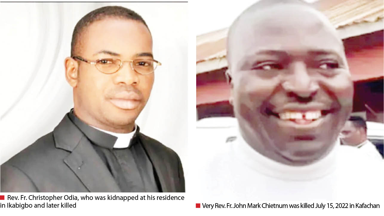 62 priests kidnapped, 4 killed in 2 years