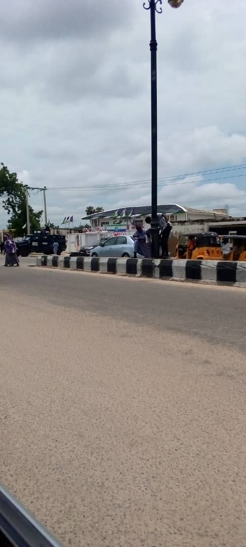 Police seal off NNPP Headquarters in Maiduguri, arrest Senatorial candidate