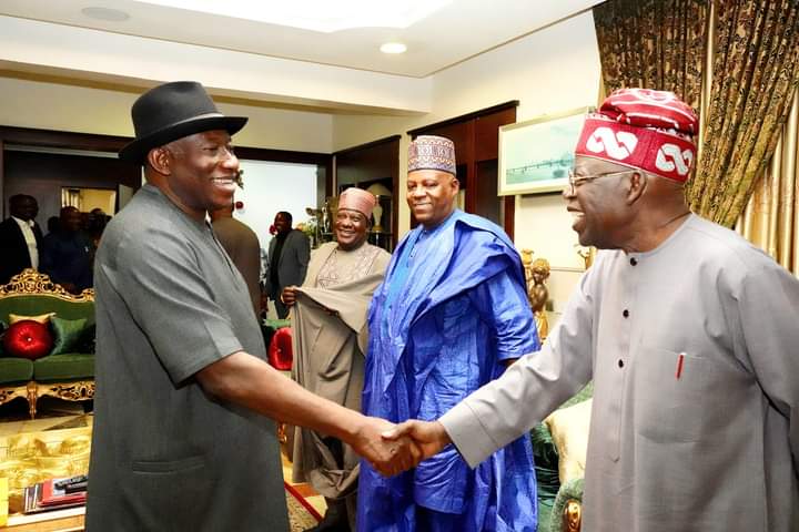 2023: Why Tinubu, Shettima, 5 APC govs met Jonathan