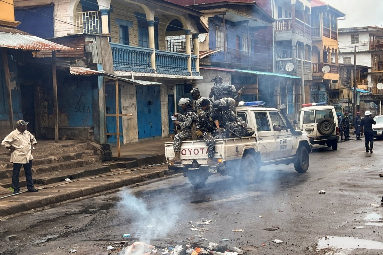 Six police officers killed, govt imposes curfew as protests turn bloody in Sierra Leone