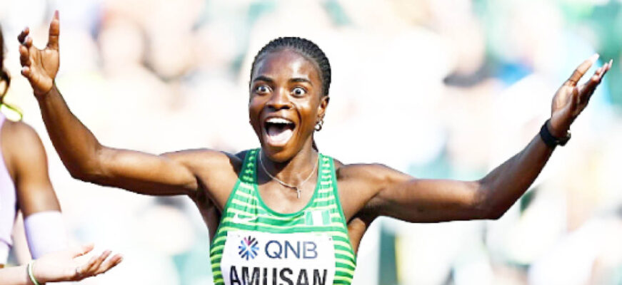 Star girl, Tobi Amusan, celebrates Commonwealth Games record and gold-medal in 100m hurdles