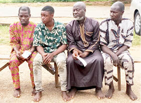 4 arrested while trying to sell stolen truck for N2.5m