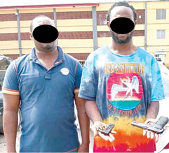 2 robbers arrested on their way to attack