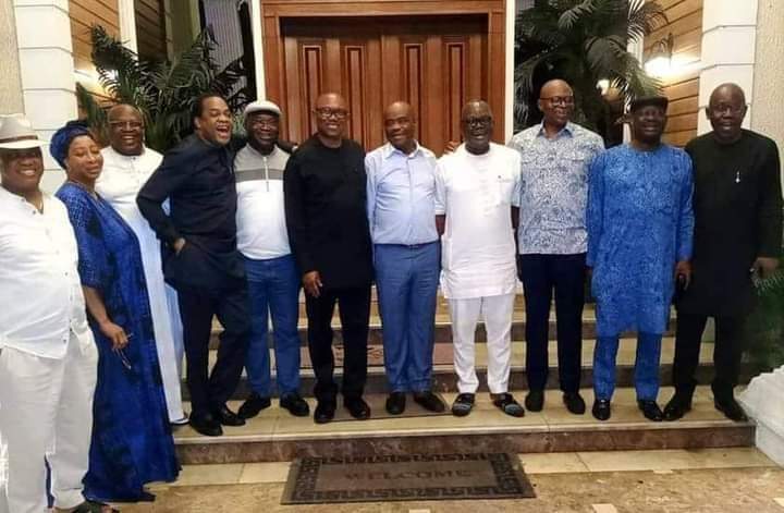 Tension as Peter Obi, Mimiko, Ortom, others meet Wike