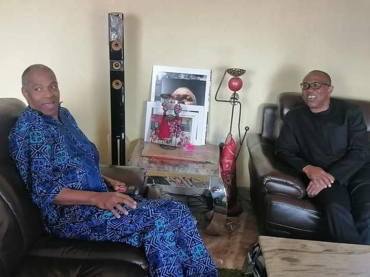 VIDEO: 2023: Peter Obi visits Femi Kuti days after singer declared not being an ‘Obidient’