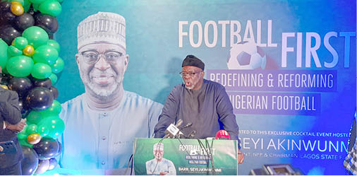 NFF presidential aspirant Akinwunmi laments deplorable state of Nigerian football