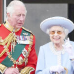 King Charles III and the late Queen