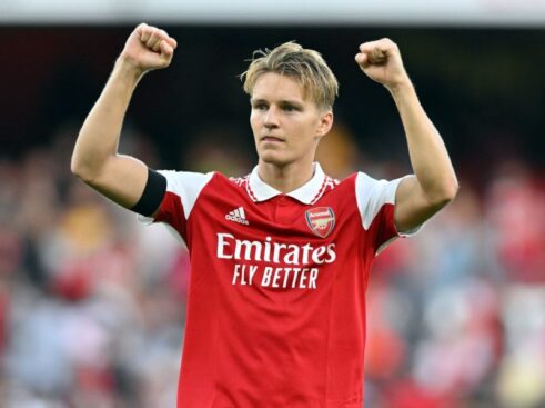Arsenal captain, Martin Odegaard