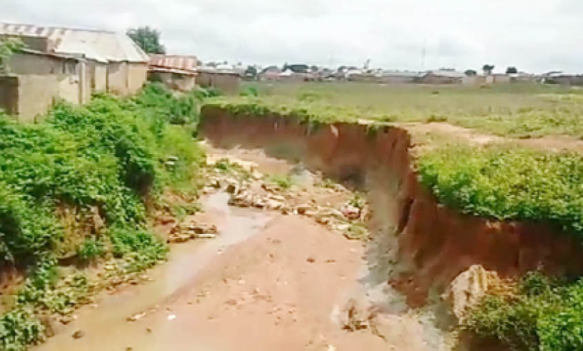 How erosion consumes Kaduna cemetery