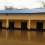 A school submerged by flood in Umaisha development area of Toto Local Government Area of Nasarawa on Monday and Tuesday Photo: Abubakar Sadiq Isah