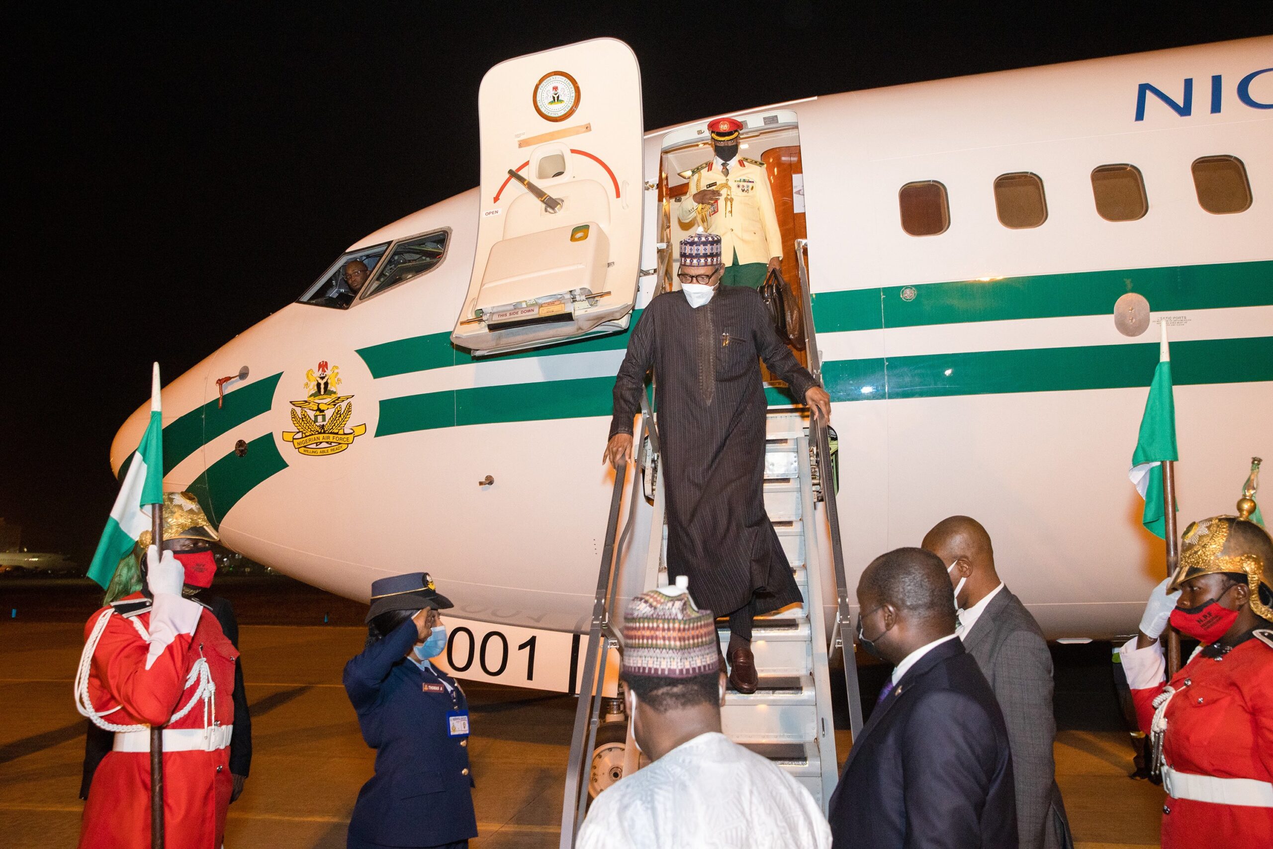 Buhari returns from South Korea