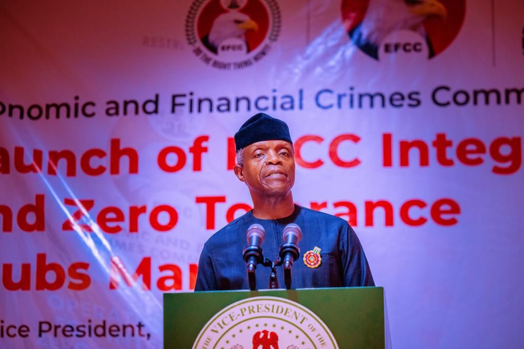 Osinbajo: Corruption is a disaster all Nigerians must unite against