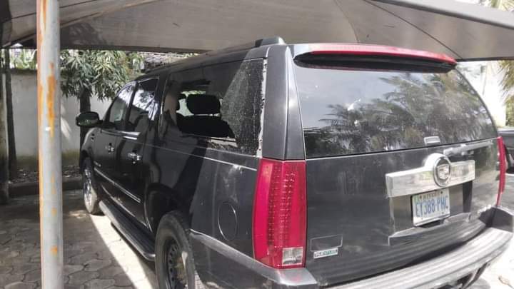 PHOTOS: Thugs invade residence of Pro-Atiku PDP Chieftain in Rivers