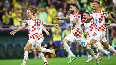 Croatia stuns top-ranked Brazil to advance to the World Cup